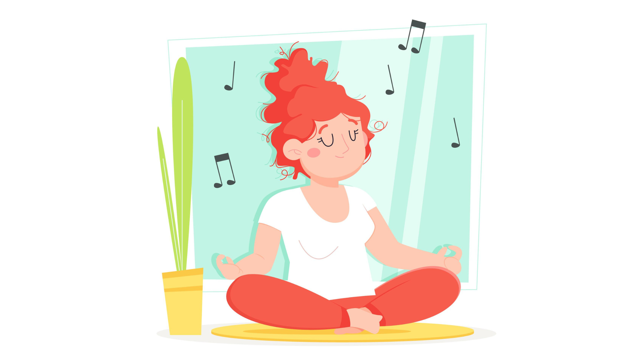 mujer practicando que es un mantra y el nada yoga