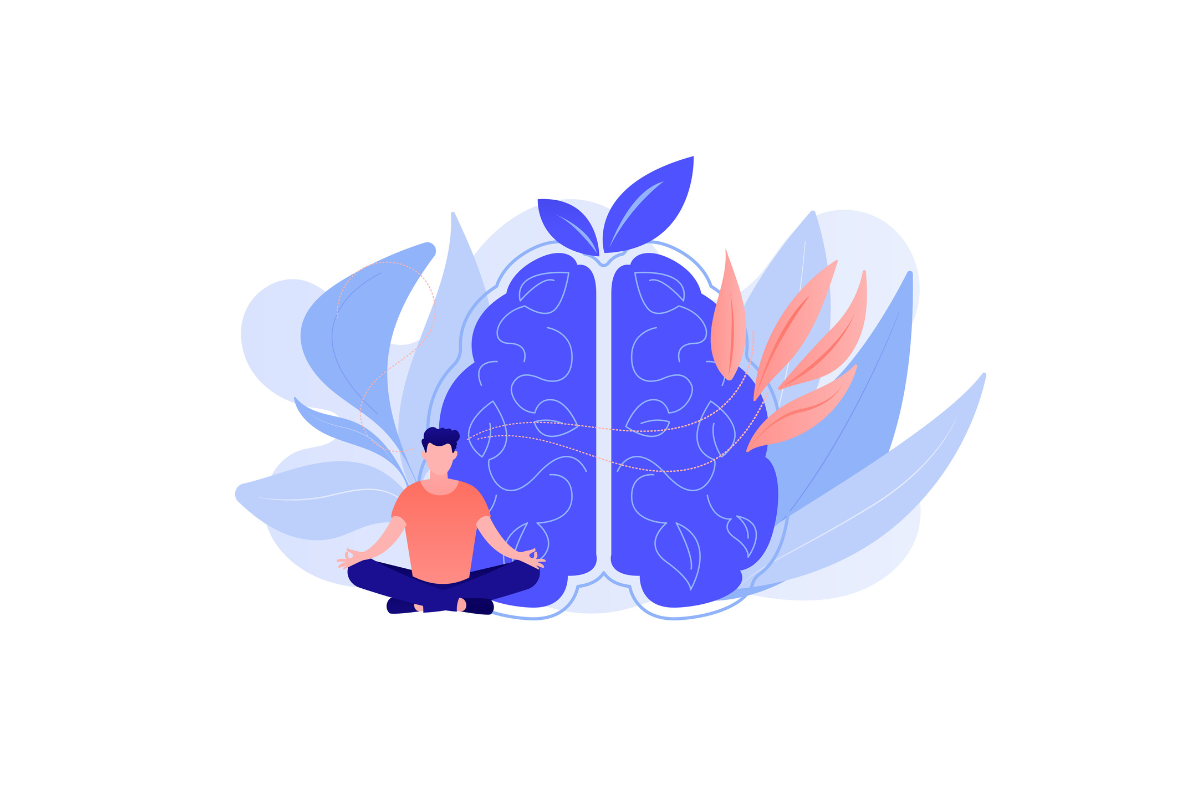 persona practicando los beneficios del yoga para la salud mental